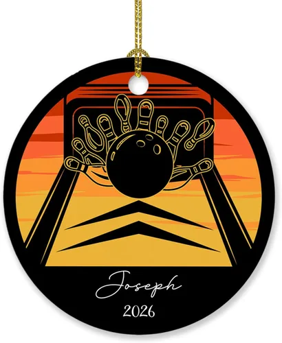 Miniatura 30 de Adorno personalizado de tiro con arco de Navidad 2025, adorno de Navidad con arco y flecha, regalo con nombre de arquero, año, adorno de jugador