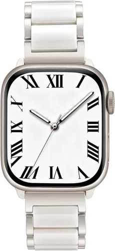 Miniatura 20 de V-MORO - Correas de resina compatibles con Apple Watch Series 11/10/9/8/7 y SE/6/5/4/3/2/1/SE3 de 1.49, 1.57, 1.61, 1.65 pulgadas, correa ligera