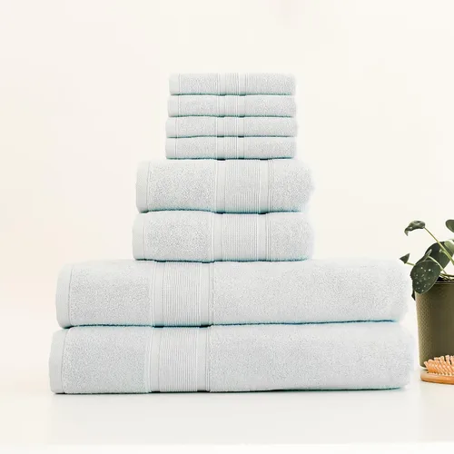 Miniatura 11 de Juego de toallas navideñas Luzia Color marfil Incluye 1 toalla de baño y 1 toalla de mano con diseños bordados y 2 toallas de baño lisas