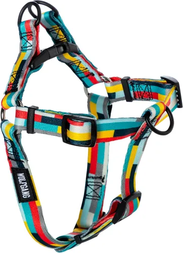 Miniatura 37 de Wolfgang Arnés de perro resistente ajustable, probado para caminar y entrenar, estampado BuenaOnda, pequeño
