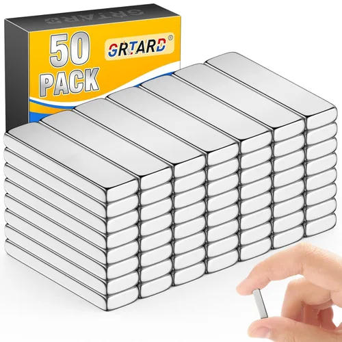 Miniatura 9 de Grtard Paquete de 100 Imanes de Neodimio Imanes de Barra Súper Fuertes, Imán de Tierras Raras Imán Rectangular Pequeño para Bricolaje, Cocina