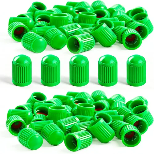 Miniatura 52 de 30 piezas de tapas de vástago de válvula de neumático TPMS, tapas de vástago de válvula de rueda de plástico negro para TR20008 TPMS, tapas