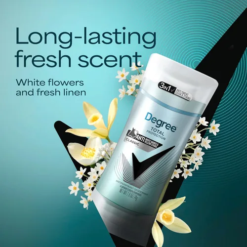 Miniatura 3 de Degree UltraClear Desodorante Antitranspirante Black+White Anti Marcas Blancas y Manchas Amarillas Desodorante para Mujeres 2.6 oz