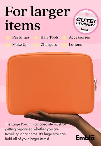 Miniatura 3 de Bolsa de Maquillaje de Viaje Embla Bolsa de Aseo de Viaje, Melocotón, L, Large