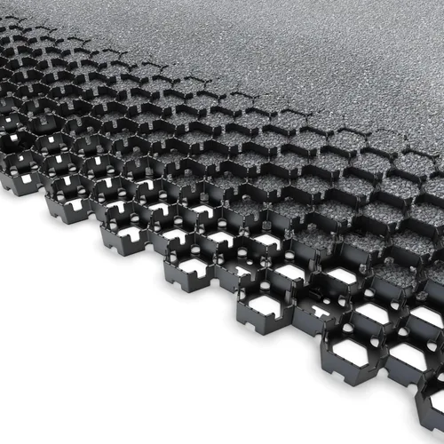 Miniatura 5 de Sistema Vodaland Permeable HexPave - Pavimentos de Hierba y Grava - 100% Plástico PPE Reciclado, Soporta 27,000 libras, Profundidad de 1 pulgada, 65