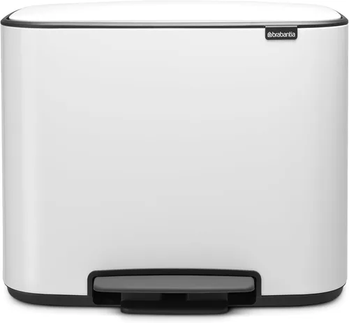 Miniatura 17 de Brabantia Bo Bote de Basura con Pedal Step-On - Cubo Interior de 16 Galones (Gris Concreto Mineral) Bote de Basura para Desechos/Reciclaje, Mineral