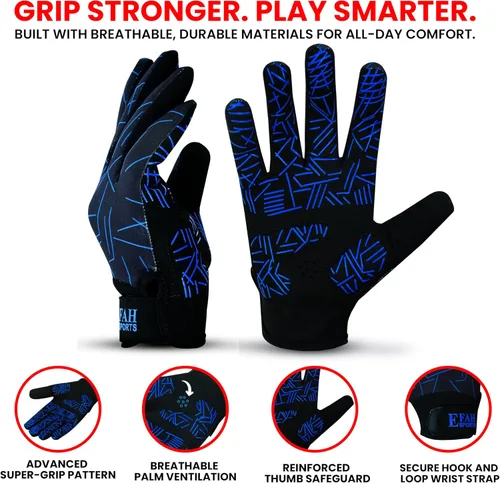 Miniatura 2 de Guantes de bateo de béisbol EFAH SPORTS para jóvenes, adultos, hombres, niños y niños con acolchado, cómodos guantes de bateo de sóftbol con palmas