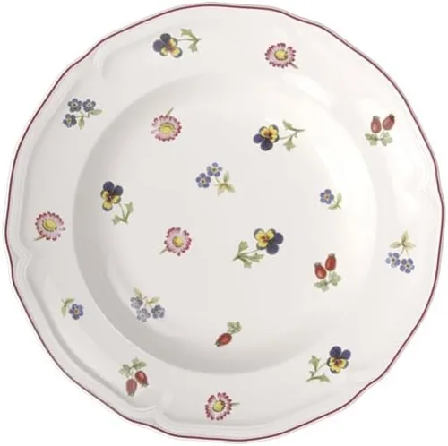 Miniatura 4 de Villeroy & Boch Petite Fleur Collecton - Plato llano de porcelana de alta calidad, fabricado en Alemania, 10.5 pulgadas de diámetro, blanco/colorido