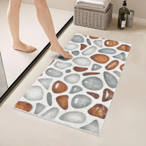 Miniatura 23 de Alfombrilla de Bañera Antideslizante - Alfombrilla de Ducha Antideslizante, Alfombrillas de Bañera de Secado Rápido, Suave Alfombrilla de Masaje