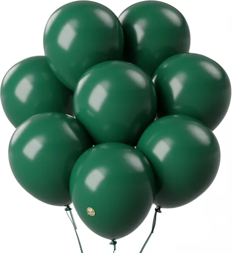 Miniatura 13 de AFTERLOON® - Globos de látex de goma natural de alta calidad, 50 unidades, color azul claro de 10 pulgadas, color mate, duradero, grueso, extra