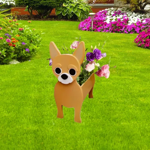 Miniatura 25 de Maceta de Perro English Springer Spaniel, Macetas de Plantas, Bonita Maceta de Jardín para Perros, Macetas de Perro Regalos de Cumpleaños