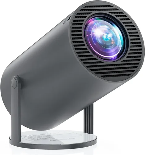 Mini proyector, CLOKOWE 2024 proyector portátil actualizado con 9000 Lux y Full HD 1080P, proyector de películas compatible con teléfono/tableta