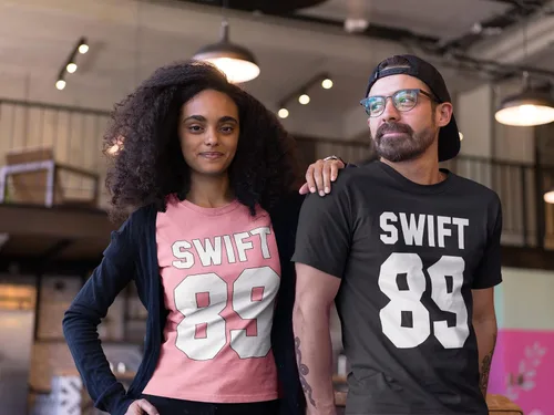 Miniatura 3 de Expression Tees Swift 89 Birth Year Music Fan Era Midnight Lover - Camiseta para mujer