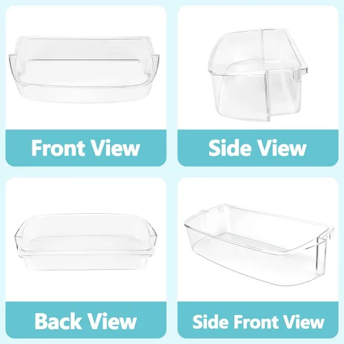 Miniatura 2 de WPW10710203 W10710203 Estante de puerta de refrigerador para Whirlpool wrs588fihz00 wrs588fihz04 wrs588fihz06 msf25d4mdm02 Contenedor de estante