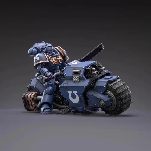 Miniatura 43 de Pipigirl Figuras de acción de soldado de licencia genuina 1/18, kits de modelos de guerrero extremo militar militar de 4 pulgadas Ultramarino