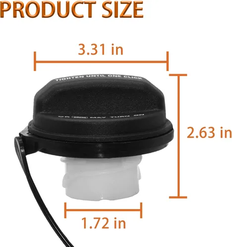 Miniatura 4 de Tapa de llenado del depósito de combustible, tapa de gasolina se adapta a HYUNDAI - Accent, Azera, Elantra, Elantra GT, Entourage, Equus, Genesis