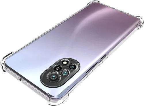 Miniatura 4 de USTIYA Funda para Huawei Nova 8 Clear Crystal TPU Cuatro Esquinas Cubierta Proteger Cámara Llanura Transparente Suave Teléfono Funda Protectora