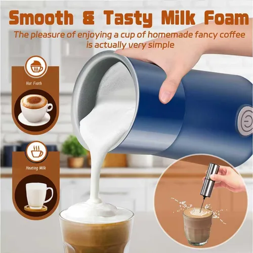 Miniatura 3 de Espumador Simple de Leche Seydere, vaporizador y espumador de leche 2 en 1, vaporizador eléctrico de leche, calentador de leche y máquina de espuma