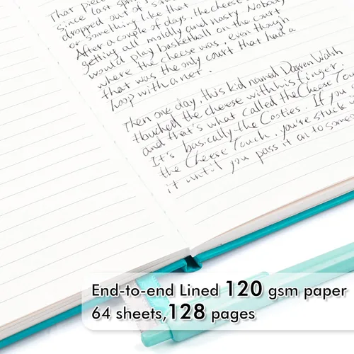 Miniatura 3 de Feela - Paquete de 24 cuadernos en blanco para el trabajo, cuaderno de negocios de tapa dura con líneas para escritura y soporte para bolígrafos