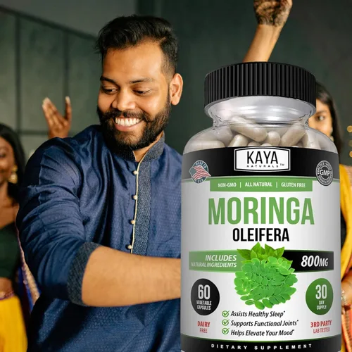 Miniatura 9 de Kaya Naturals Extracto de hoja de moringa – Suplemento completo de superalimento de verduras – Moringa de árbol milagroso puro – Aumenta la energía