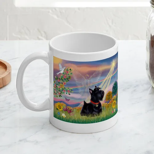 Miniatura 5 de CafePress Cloud Angel & Scotty Taza de café de cerámica (11 oz)