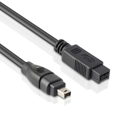 FireWire - Cable de 800 a 400 de 9 pines a 4 pines de 6 pies, DV a Firewire Cables IEEE 1394 Firewire 800 de 9 pines/6 pines para Mac Pro, MacBook