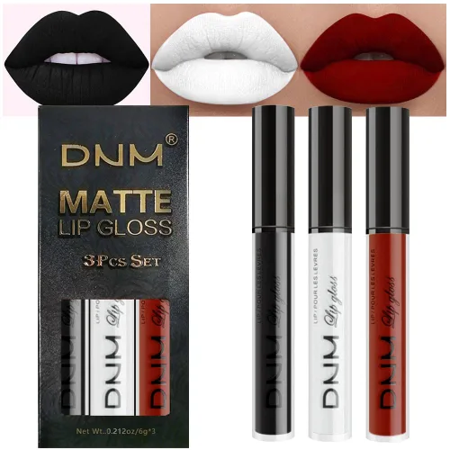 Miniatura 68 de evpct 2 Piezas Lápiz Labial Líquido Verde Esmeralda con Brillo Glitter, Brillo Labial Tinte y Delineador de Labios Retráctil, Set de Maquillaje