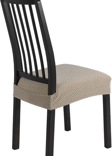 Miniatura 48 de SearchI Juego de 6 Fundas de Asiento para Sillas de Comedor Elásticas, Fundas de Asiento Suave Extraíbles y Lavables para Sillas de Comedor, Flor