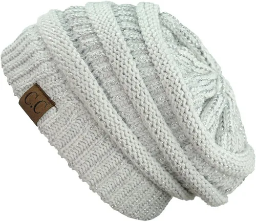 Miniatura 322 de C.C Trendy Warm Chunky Soft Stretch Cable Knit Beanie