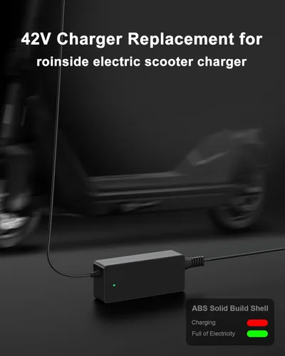 Miniatura 4 de VHBW Cargador de 42 V compatible con Roinside Electric Scooter Charger, compatible con Roinside UP2, UP6, UP6-1, UP8, U2, P1 Scooter eléctrico