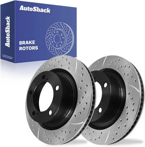 Miniatura 8 de AutoShack 13.9" (353 mm) Rotores de freno ventilados delanteros de repuesto para Toyota Tundra 2007-2021 Toyota Sequoia 2008-2022 Lexus LX570