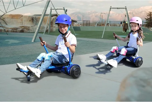 Miniatura 8 de Accesorio de asiento para aeropatineta para aeropatineta de 6.5 a 10 pulgadas, kit de conversión de buggy go kart, accesorio para scooter de Púrpura
