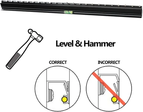 Miniatura 4 de Soporte de pared para TV sin tachuelas para VESA de 32 a 75 pulgadas, colgador de TV para paneles de yeso sin pernos, fácil de instalar, soporte