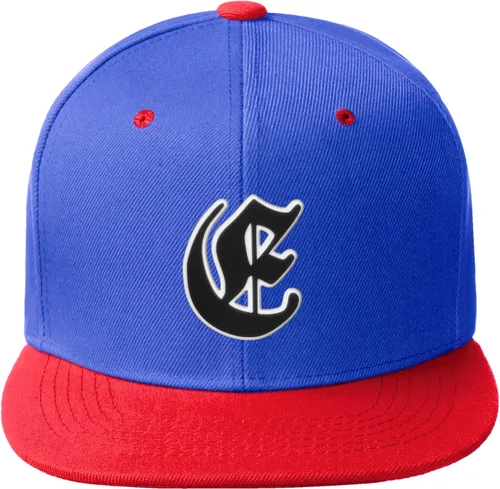 Miniatura 452 de Daxton Gorra clásica con visera de billete plano con letras del alfabeto inglés antiguo de la A a la Z