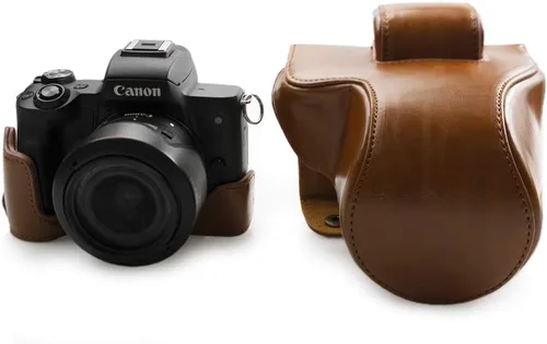 Miniatura 10 de kinokoo Funda de piel sintética completa para Canon EOS M50 0.591-1.772 in