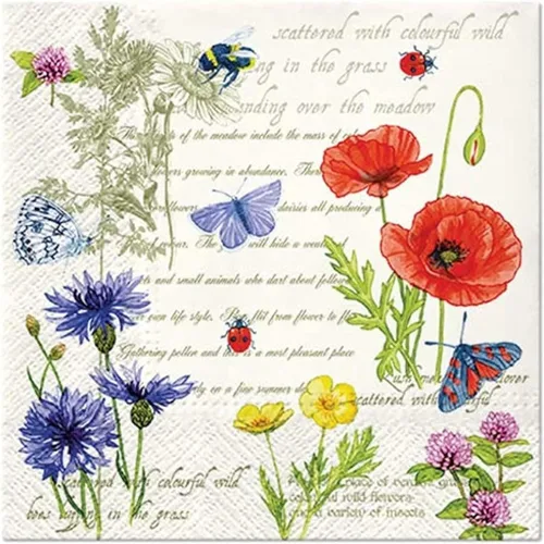 Miniatura 22 de AM Décor - 20 servilletas de papel suaves de 3 capas de papel de seda decoupage -13 x 13 pulgadas (desplegadas) (Rosalia, 13 x 13 pulgadas