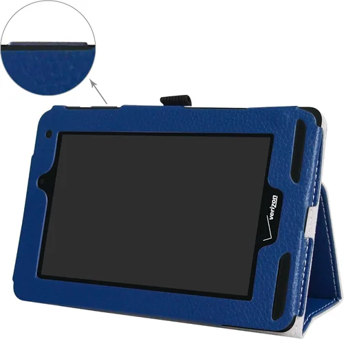 Miniatura 2 de Mama Mouth Funda para Verizon Ellipsis 7 0.14 oz LTE, tipo folio delgado con 2 soportes plegables para tableta Verizon Ellipsis 7 0.14 oz LTE de 7