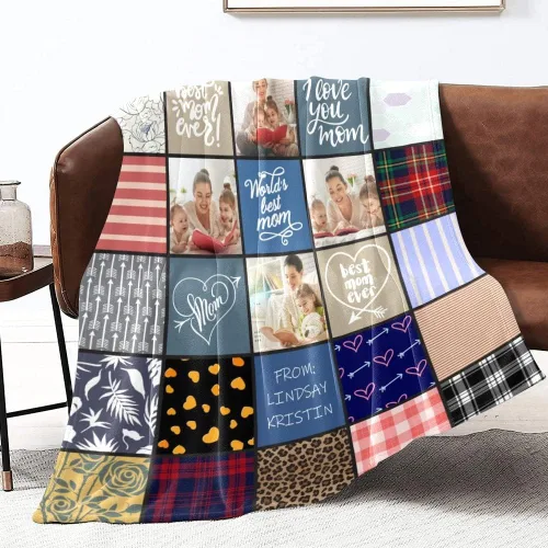 Miniatura 128 de Mantas personalizadas con foto, manta de fotos personalizada, mantas personalizadas con imagen, regalos personalizados para mujeres, hombres