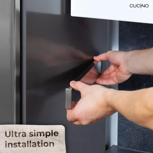 Miniatura 3 de Tira magnética para cuchillos para refrigerador, soporte magnético de acero para cuchillos para refrigerador