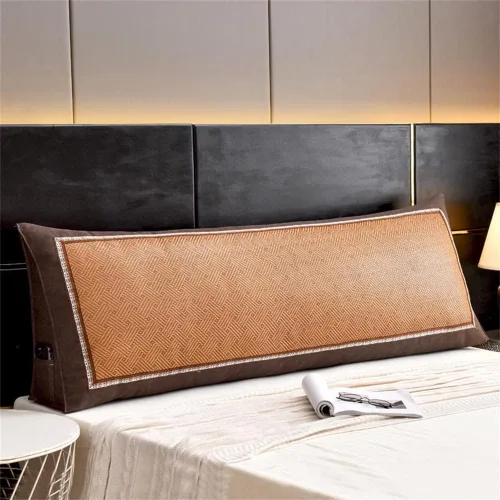 Miniatura 8 de Almohada triangular para cabecero, cojín triangular suave, almohada de lectura, respaldo grande, soporte de posicionamiento, almohada de cuña