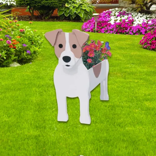 Miniatura 19 de Maceta de Perro English Springer Spaniel, Macetas de Plantas, Bonita Maceta de Jardín para Perros, Macetas de Perro Regalos de Cumpleaños