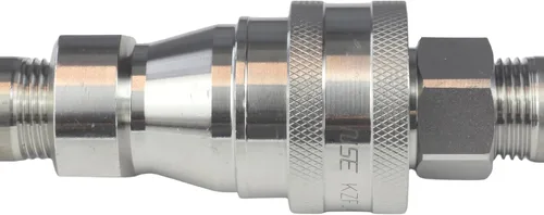 Miniatura 9 de HFS (R) 1/2" hembra NPT acoplador de desconexión rápida conjunto hidráulico 304 acero inoxidable