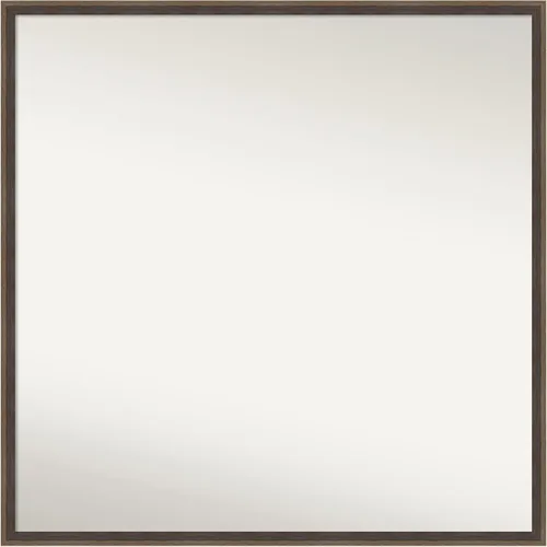 Miniatura 49 de Amanti Art Brown Bathroom Mirror for Over Sink, 23x41 Custom Made Hardwood Wedge Mocha Rectangle Vanity Mirror, Large Modern Wood Frame, Hangs