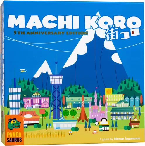 Juego de mesa Machi Koro ¡El juego definitivo de construcción de ciudades! Juego de estrategia de lanzamiento de dados de ritmo rápido para niños y
