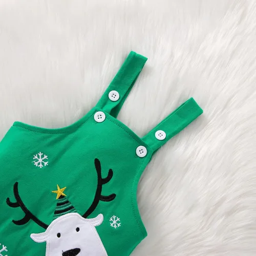 Miniatura 4 de VINUOKER Ropa de Navidad para bebé, conjuntos de ropa de Navidad para Año Nuevo, 3 piezas, conjuntos de ropa infantil