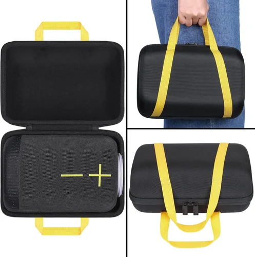 Miniatura 4 de co2CREA Funda rígida compatible con Ultimate Ears UE EPICBOOM Altavoz Bluetooth inalámbrico portátil, funda negra Estuche negro