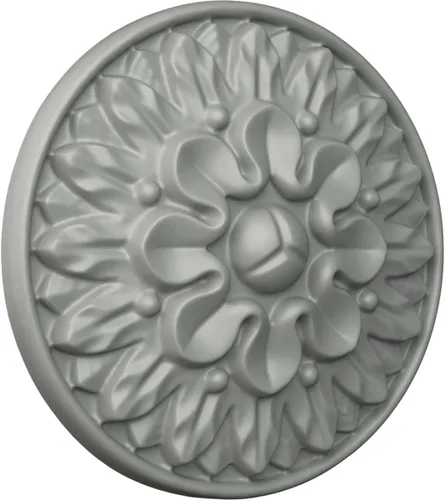 Miniatura 2 de Ekena Millwork ROS02X02ME Roseta redonda Medway, 5 1/2"OD x 1 1/8"P, imprimado