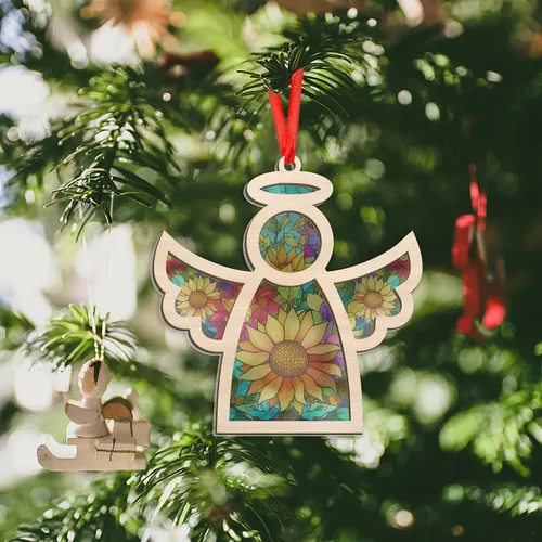 Miniatura 5 de AXIARA Adorno Navideño Conmemorativo de Aborto Espontáneo - Captasol de Ángel Guardián Adornos Navideños 2025 - Regalos de Condolencias por