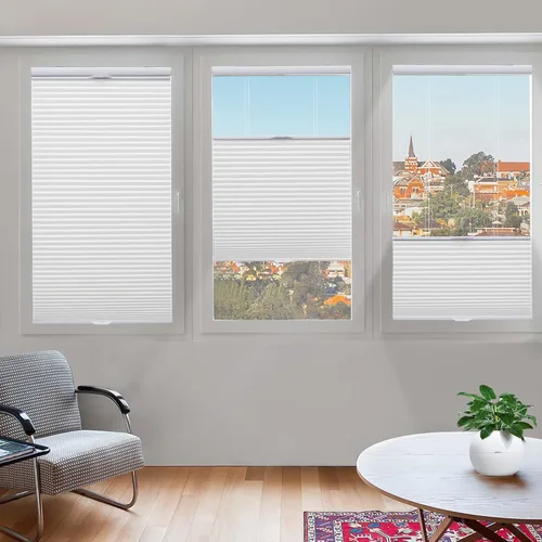 Miniatura 8 de Tonature Persianas Celulares de Tamaño Personalizado para Ventanas Cortinas Blackout sin Cordón Persianas Enrollables Protección UV Aislamiento