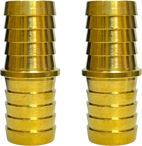 Miniatura 8 de 2 unids latón manguera de latón empalmador empalmador de 1 pulgada manguera de púas Unión Euqal acoplador de púas redondo adaptador de unión por CX